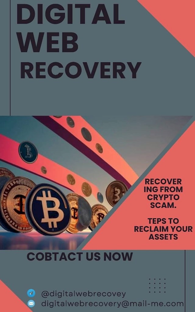 I felt compelled to share my experience because the reality of cryptocurrency recovery is often misrepresented, and many of the common perceptions about it are far from the truth. Personal experiences can heavily influence our decisions, and encountering fraudulent agencies can significantly alter our outlook on whether recovering our assets is possible. Initially, I was told that reclaiming cryptocurrency was highly unlikely, which led me to believe my options were either to walk away or pay exorbitant fees in the hopes of recovery. Unfortunately, my experience with these so-called agencies only served to reinforce my doubts.At 49 years old, I found myself entangled in a distressing situation. I had invested in cryptocurrency, and at one point, I was faced with a supposed withdrawal fee of $46,000 USD. This fee was presented to me under the guise of a “tax levy” that needed to be settled before I could access my funds. The amount was not only exorbitant but also beyond my financial means at that time. Despite my growing suspicion that I was being manipulated, each payment seemed to create a new obstacle, which made it increasingly apparent that I was being strung along by a fraudulent scheme.My past experiences and skepticism made me wary, but I knew I needed to act quickly. I remembered hearing about Digital Web Recovery through a colleague during my time working at Amazon. Having some knowledge of their services, I decided to reach out to them despite my reservations. I was desperate for a solution, and Digital Web Recovery seemed like a last hope.From the moment I contacted Digital Web Recovery, their professionalism and commitment were immediately apparent. They provided a detailed plan and assurances that they could help recover my funds. Although I was anxious and unsure, their transparent communication and reassuring approach gave me a glimmer of hope.The process began, and I was consistently kept informed about the progress of the recovery efforts. Despite my fears that the closure of the fraudulent company’s website might hinder the recovery process, Digital Web Recovery’s expertise and persistence were evident. They demonstrated a deep understanding of the intricacies involved in recovering assets from such scams. Their team worked diligently, employing their skills and experience to navigate the complexities of the case.To my immense relief and amazement, Digital Web Recovery successfully recovered the full amount of my cryptocurrency portfolio within just three days. The swiftness of their action was nothing short of extraordinary. What seemed like an insurmountable problem had been resolved with remarkable efficiency, and the burden of my financial situation was lifted. It felt like a ray of sunshine piercing through a long, dark cloud.The experience with Digital Web Recovery has been transformative. Their commitment to their clients and their ability to deliver results in such a short time frame restored my faith in the possibility of recovery. If you find yourself in a similar situation—caught up in fraudulent schemes or struggling with issues related to cryptocurrency recovery—Digital Web Recovery is a highly recommended option. Their professionalism, expertise, and dedication make them stand out in a field where trust and reliability are crucial. My journey from despair to recovery was made possible by the remarkable efforts of Digital Web Recovery. They not only achieved what seemed impossible but also did so with a level of service and efficiency that exceeded my expectations. For anyone facing the daunting challenge of recovering assets from fraudulent schemes or navigating the complexities of cryptocurrency issues, I encourage you to reach out to Digital Web Recovery. WHATSAPP; +13433003465 Their expertise and client-focused approach could very well be the key to resolving your financial troubles and restoring your peace of mind. WEBSITE; https://digitalwebrecovery.com