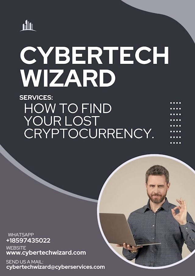 Hey everyone,
I've come to share my own cautionary tale about falling victim to online fraud. It's an experience that unfortunately seems to be all too common these days. Many who find themselves in similar situations end up reaching out to their wallet providers, banks, or even law enforcement, only to face the grim reality that recovering their money is an uphill battle. Some go as far as hiring lawyers to take legal action against the companies responsible, but even then, success is far from guaranteed. It's a distressing ordeal that I wouldn't wish on anyone.My story begins with cryptocurrency, an arena that has both enriched and bankrupted many. Last year, enticed by the allure of weekly profits, I decided to invest a substantial sum: $355,000 USD. Initially, things seemed promising. I was content knowing that I was not only safeguarding my savings but also growing them, which was particularly satisfying given my tendency to indulge in big spending.However, my optimism was short-lived. Without warning, the platform's website went dark, leaving me with a sinking feeling in the pit of my stomach. It was a harsh wake-up call to the realities of online scams. Despite my best efforts, every attempt to retrieve my Bitcoin investment proved futile.Just when hope seemed lost, a glimmer of possibility emerged. A few weeks ago, I was fortunate to be referred to CYBER TECH WIZARD. Skeptical yet desperate, I decided to give them a chance. To my immense relief, their team proved to be nothing short of miraculous. With their expertise and sophisticated methods, they successfully recovered every cent that had been stolen from me.For anyone out there who finds themselves in a similar predicament, I cannot recommend  CYBER TECH WIZARD  . They are not just reliable; they are trustworthy allies in the fight against online fraud. Their dedication and professionalism restored not only my financial security but also my faith in humanity's capacity to right wrongs.To those navigating the unpredictable waters of cryptocurrency investments, I urge you to exercise caution and diligence. While the potential for wealth is real, so too are the risks. Research thoroughly, seek advice from trusted sources, and above all, be vigilant against schemes that promise too-good-to-be-true returns. My journey through the highs and lows of cryptocurrency investment has been a stark reminder of the importance of due diligence and vigilance. It's a world where fortunes can be made and lost in the blink of an eye. But thanks to  CYBER TECH WIZARD  , what started as a devastating loss has transformed into a story of resilience and redemption.Here's to learning from my experiences and safeguarding your financial futures. And if you ever find yourself in need of recovery services for stolen or lost cryptocurrency, don't hesitate to reach out to them through their info : Website. w.w.w.cybertechwizard.com  
Email ;  cybertechwizard at cyberservices.com  
WhatsApp. +1 859 743 5022   . They are the real deal, and they can make a difference when it matters most.Wishing you all the best in your financial endeavors and hoping that my story serves as a cautionary tale and a beacon of hope for those who have been similarly affected.