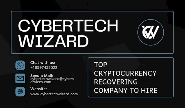 Having thrived in the real estate industry for over two decades, I've always had an eye for lucrative investments. Bitcoin, with its promising potential, captured my interest early on, prompting me to invest $10,000. Over time, my initial investment skyrocketed to $600,000, a windfall that significantly bolstered my real estate ventures and enabled me to acquire additional properties. It was a period of immense satisfaction and growth for my business endeavors.However, my elation quickly turned to despair when I fell victim to a sophisticated phishing scam. A seemingly legitimate email from my trading platform prompted me to verify my account details, which I promptly provided without suspicion. Soon thereafter, I discovered that my Bitcoin wallet had been maliciously drained of funds. The shock and devastation were profound, threatening to undermine years of hard work and careful investment.In my desperate search for recourse, I stumbled upon Cyber Tech Wizard through a recommendation on a real estate forum. With little hesitation, I reached out to them, hoping against hope for a solution to my predicament. From the outset, their team demonstrated utmost professionalism and efficiency, swiftly initiating the recovery process. Through meticulous tracing of the fraudulent activities, they managed to recover a substantial portion of my lost funds, offering a glimmer of hope amidst the bleakness.Beyond the recovery itself,  Cyber Tech Wizard   played a pivotal role in educating me on critical security measures essential for safeguarding digital assets. They stressed the importance of implementing two-factor authentication, creating robust and unique passwords, and recognizing the signs of phishing attempts. This invaluable guidance not only helped me recover financially but also empowered me to fortify my defenses against future threats.Reflecting on this ordeal, I recognize it as a profound and costly lesson in digital security. Yet, through the expertise and dedication of  Cyber Tech Wizard  , I emerged with newfound resilience and knowledge. Their unwavering support and actionable advice have not only restored my confidence but also equipped me to navigate the complexities of cryptocurrency investments with greater vigilance and foresight.In conclusion, my journey with  Cyber Tech Wizard   has been defined by their unwavering commitment to client care and expertise in digital asset recovery. They not only rescued me from a devastating financial loss but also provided me with the tools and knowledge to protect my investments moving forward. For anyone navigating similar challenges in the digital realm, I wholeheartedly recommend  Cyber Tech Wizard  as a trusted partner in safeguarding and recovering valuable assets.
                                                         Contact details  https://cybertechwizard.com
                                                           cybertechwizard@cyberservices.com
                                                            WHATS APP +18597435022