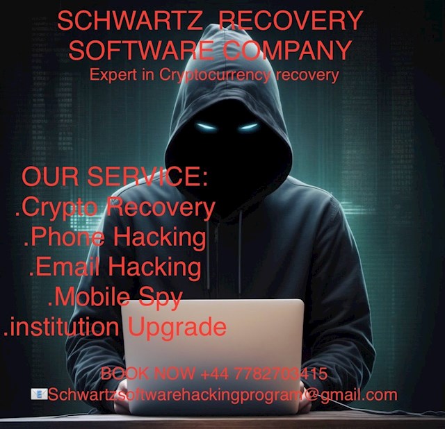 Hello. I’m Scofield Shaw here, thanks for reading.
For any cryptocurrency recovery requirements from a reliable recovery company, I advise everyone looking for help to use the world expert in recovery system .  Schwartz Software Hackers Services. I would currently be homeless and heavily in debt if Schwartz Software Hackers Services hadn’t assisted me in recovering all the money that had been fraudulently invested in bitcoin that had been taken from me. I genuinely appreciate their help and experience in making sure I receive everything back, whether I’m at home, in jail, or both. After reading their email, I protested to them about falling victim to a fictitious cryptocurrency and FX investor. In less than 48 hours, all of the money that had been taken from me using Bitcoins had been restored to me. I wholeheartedly encourage anyone who may require their assistance to contact .Website; https://schwartzsoftwareha.wixsite.com/website

Schwartz Software Hackers Services can be reached via Email / WhatsApp / Telegram at
Email : (schwartzsoftwarehackingprogram@gmail.com)
WhatsApp : + 44 41264851
Telegram : https://t.me/schwartzsoftwarehackers