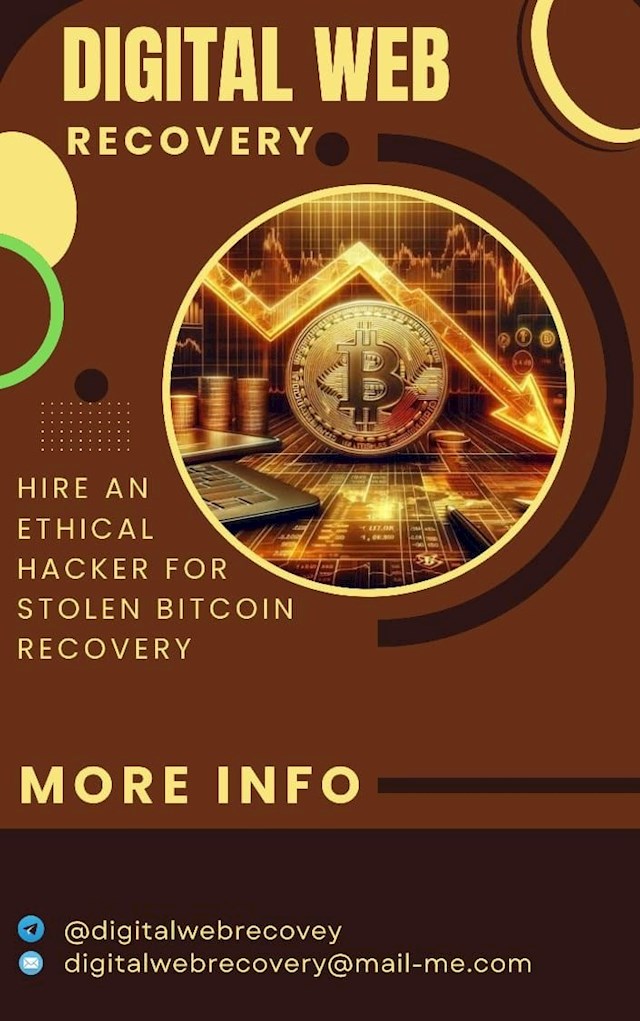 I felt compelled to share my experience because the reality of cryptocurrency recovery is often misrepresented, and many of the common perceptions about it are far from the truth. Personal experiences can heavily influence our decisions, and encountering fraudulent agencies can significantly alter our outlook on whether recovering our assets is possible. Initially, I was told that reclaiming cryptocurrency was highly unlikely, which led me to believe my options were either to walk away or pay exorbitant fees in the hopes of recovery. Unfortunately, my experience with these so-called agencies only served to reinforce my doubts.At 49 years old, I found myself entangled in a distressing situation. I had invested in cryptocurrency, and at one point, I was faced with a supposed withdrawal fee of $46,000 USD. This fee was presented to me under the guise of a “tax levy” that needed to be settled before I could access my funds. The amount was not only exorbitant but also beyond my financial means at that time. Despite my growing suspicion that I was being manipulated, each payment seemed to create a new obstacle, which made it increasingly apparent that I was being strung along by a fraudulent scheme.My past experiences and skepticism made me wary, but I knew I needed to act quickly. I remembered hearing about Digital Web Recovery through a colleague during my time working at Amazon. Having some knowledge of their services, I decided to reach out to them despite my reservations. I was desperate for a solution, and Digital Web Recovery seemed like a last hope.From the moment I contacted Digital Web Recovery, their professionalism and commitment were immediately apparent. They provided a detailed plan and assurances that they could help recover my funds. Although I was anxious and unsure, their transparent communication and reassuring approach gave me a glimmer of hope.The process began, and I was consistently kept informed about the progress of the recovery efforts. Despite my fears that the closure of the fraudulent company’s website might hinder the recovery process, Digital Web Recovery’s expertise and persistence were evident. They demonstrated a deep understanding of the intricacies involved in recovering assets from such scams. Their team worked diligently, employing their skills and experience to navigate the complexities of the case.To my immense relief and amazement, Digital Web Recovery successfully recovered the full amount of my cryptocurrency portfolio within just three days. The swiftness of their action was nothing short of extraordinary. What seemed like an insurmountable problem had been resolved with remarkable efficiency, and the burden of my financial situation was lifted. It felt like a ray of sunshine piercing through a long, dark cloud.The experience with Digital Web Recovery has been transformative. Their commitment to their clients and their ability to deliver results in such a short time frame restored my faith in the possibility of recovery. If you find yourself in a similar situation—caught up in fraudulent schemes or struggling with issues related to cryptocurrency recovery—Digital Web Recovery is a highly recommended option. Their professionalism, expertise, and dedication make them stand out in a field where trust and reliability are crucial. My journey from despair to recovery was made possible by the remarkable efforts of Digital Web Recovery. They not only achieved what seemed impossible but also did so with a level of service and efficiency that exceeded my expectations. For anyone facing the daunting challenge of recovering assets from fraudulent schemes or navigating the complexities of cryptocurrency issues, I encourage you to reach out to Digital Web Recovery. WHATSAPP; +13433003465 Their expertise and client-focused approach could very well be the key to resolving your financial troubles and restoring your peace of mind. WEBSITE; https://digitalwebrecovery.com