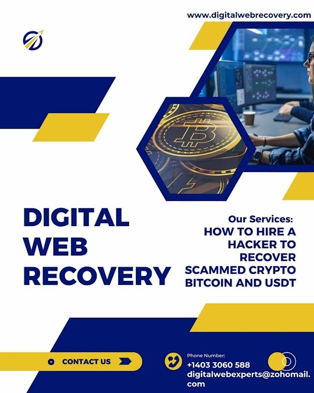As an individual with a keen interest in cryptocurrency and blockchain technology, I was always on the lookout for promising investment opportunities in the digital asset space. With the rise of Initial Coin Offerings (ICOs), I saw a potential avenue to diversify my investment portfolio and potentially reap significant returns. However, my enthusiasm for this burgeoning market led me down a path that would ultimately result in a devastating loss. In my quest to capitalize on the ICO boom, I came across an enticing opportunity to invest in a project that purported to revolutionize a particular industry through the use of blockchain technology. The promises of substantial returns and the innovative nature of the venture captured my attention, and I decided to invest a substantial amount of my bitcoins in the ICO. Little did I know that this decision would lead to a harrowing experience. As time passed, it became increasingly evident that the ICO I had invested in was not living up to its promises. The project's development seemed stagnant, and attempts to reach out to the team behind the venture yielded no satisfactory responses. It soon became apparent that I had fallen victim to a fraudulent scheme—a realization that left me reeling from the loss of my hard-earned bitcoins. Feeling helpless and distraught, I sought ways to reclaim my lost funds. It was during this challenging period that I stumbled upon Digital Web Recovery, a renowned firm specializing in assisting individuals who have fallen victim to fraudulent schemes, particularly in the realm of cryptocurrency investments. Upon reaching out to Digital Web Recovery and sharing my unfortunate experience, I was met with a swift and empathetic response. The team at Digital Web Recovery demonstrated a deep understanding of the complexities involved in recovering assets from unregulated ICOs and immediately set to work on devising a strategy to help me retrieve my lost bitcoins. Throughout the process, their expertise and commitment to assisting clients in recovering their assets were truly impressive. They provided me with regular updates, guidance, and unwavering support, instilling a sense of confidence and reassurance during what had initially seemed like an insurmountable ordeal. Thanks to their diligent efforts, I was able to recover a significant portion of my lost funds—a result that surpassed my expectations and brought immense relief during a tumultuous time. Digital Web Recovery's dedication and professionalism were instrumental in turning what initially seemed like a hopeless situation into a success story.I am immensely grateful for the invaluable assistance provided by Digital Web Recovery and would wholeheartedly recommend their services to anyone who finds themselves in a similar predicament. Their unwavering commitment to helping individuals reclaim their assets from fraudulent schemes is a testament to their integrity and expertise in the field. This experience has served as a poignant reminder of the risks associated with unregulated ICOs and the importance of exercising caution and due diligence when navigating the cryptocurrency investment landscape. Moving forward, I am committed to approaching investment opportunities with heightened vigilance and seeking professional guidance to ensure the security of my assets. I am deeply thankful for the pivotal role that Digital Web Recovery played in helping me recover a significant portion of my lost bitcoins.
Website https://digitalwebrecovery.com
Telegram user; @digitalwebrecovery
Email; digitalwebexperts@zohomail.com
Their exemplary service has not only restored my financial security but has also provided me with peace of mind amidst a distressing experience.