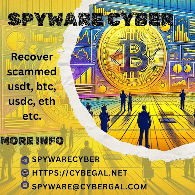 **RECOVER LOST CRYPTO WALLET//SPYWARE CYBER**

In our modern digital era, the utilization of cryptocurrency has significantly grown in popularity. The emergence of Bitcoin and similar digital currencies has captivated many individuals, leading them to invest in this innovative form of currency. However, a common challenge faced by cryptocurrency holders is the misplacement of their Bitcoin wallet. The loss of access to your Bitcoin wallet can be a distressing and exasperating situation, resulting in the forfeiture of your hard-earned cryptocurrency. Fortunately, there are specialized services like Spyware Cyber that offer expert assistance in recovering your missing Bitcoin wallet through their cutting-edge technology and proficiency. If you find yourself in this predicament, trust in Spyware Cyber to help you regain access to your valuable cryptocurrency with their top-notch skills and resources. Join the countless others who have benefitted from their services and safeguard your digital assets today. Experiencing a loss of access to your Bitcoin wallet can turn into a nightmare, especially if you have a sizable amount of cryptocurrency tucked away. Without wallet access, you're unable to carry out transactions, trade, or withdraw your funds. This could result in financial setbacks and missed chances in the ever-changing realm of cryptocurrency. That's why it's imperative to enlist the help of a trustworthy and seasoned service like Spyware Cyber to aid you in reclaiming your misplaced Bitcoin wallet.Spyware Cyber is the premier authority in cryptocurrency recovery, specializing in helping individuals regain access to their lost Bitcoin wallets. Their advanced technology and expertise enable them to analyze your situation and recommend the most effective course of action for recovering your assets. Whether you've experienced a computer crash, forgotten password, or other issue, their team at  Spyware Cyber has the knowledge and tools to assist you in reclaiming your lost cryptocurrency. Don't wait any longer - let them help you get back in control of your Bitcoin wallet you can reach Spyware Cyber via:
 Whatsapp: +1 878 271-4102
Email:spyware@cybergal.com
Telegram:Spyware Cyber
Website:https://cybegal.net

Good Day.