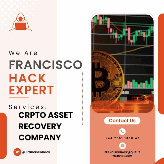 I cannot express my gratitude enough for the exceptional service provided by F r a n c i s c o  H a c k  in helping me recover my lost BTC. The journey began with a sense of despair and frustration as I realized my hard-earned cryptocurrency was nowhere to be found. I had been diligently saving up for a down payment on my dream home. The day finally arrived when I was ready to make my long-awaited purchase, only to discover that my (9 BTC) had vanished, stolen by unknown perpetrators. The mix of shock, anger, and disbelief was palpable as I realized my financial security had been compromised. What was supposed to be a moment of joy and achievement turned into a nightmare of deceit and loss.
However, upon reaching out to F r a n c i s c o  H a c k, a beacon of hope emerged.

Their team of experts displayed unparalleled professionalism and expertise throughout the entire process. From the initial consultation to the meticulous investigation, every step was marked by their dedication to resolving my issue. Their in-depth knowledge of blockchain technology and digital forensics was truly impressive.

I was kept informed at every stage of the recovery process, which not only reassured me but also showcased their transparent and client-centric approach. The patience and diligence with which they pursued my case were truly commendable. Their unwavering commitment to helping me retrieve my assets went above and beyond my expectations.

Finally, after what seemed like an insurmountable challenge, F r a n c i s c o  H a c k  successfully recovered my lost BTC. The relief and joy I felt upon regaining access to my funds were indescribable. I owe a debt of gratitude to F r a n c i s c o  H a c k  for their unwavering support and expertise in navigating the complexities of cryptocurrency recovery.

In conclusion, I wholeheartedly recommend F r a n c i s c o  H a c k  to anyone facing similar challenges. Their professionalism, integrity, and commitment to their clients make them a standout in the field. Thank you, F r a n c i s c o  H a c k, for restoring my faith in the possibility of recovering lost assets. Contact them with the information below:
Telegram @Franciscohack 
WhatsApp +44 7561 1690 43
FRANCISCOHACK@QUALITYSERVICE.COM
Website: https://www.franciscohacker.net/ 