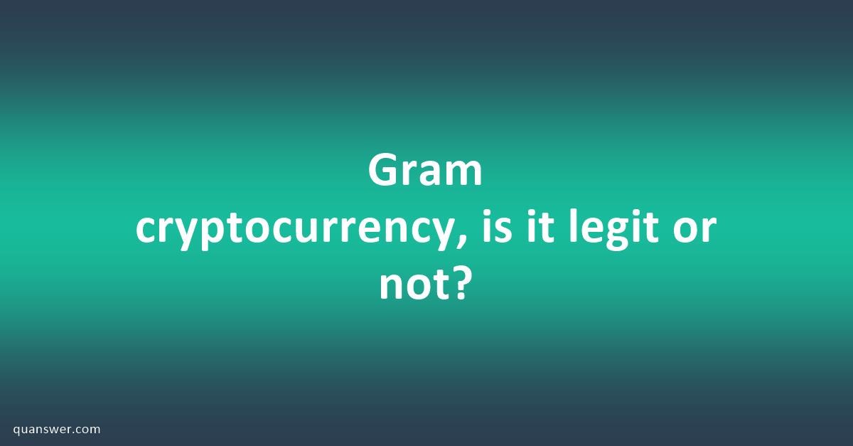 one gram cryptocurrency review