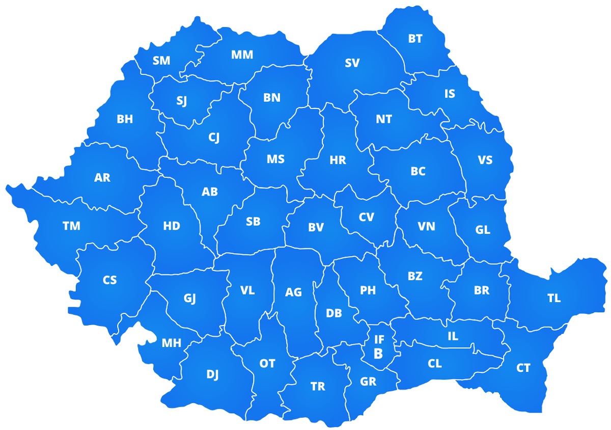 Care este județul cu cea mai mare suprafață din România?