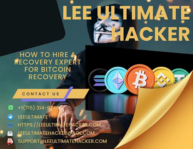LEEULTIMATEHACKER@ AOL. COM  
Support @ leeultimatehacker .com 
telegram:LEEULTIMATE  
wh@tsapp +1  (715) 314  -  9248 
https://leeultimatehacker.com
My name is Betty, and I reside in the USA. Just a few weeks ago, I found myself ensnared in a devastating scam involving a fraudulent cryptocurrency investment scheme. The ordeal began innocuously enough when I encountered what appeared to be a legitimate investment opportunity through a woman who had illicitly accessed a close friend's Facebook account. Seduced by promises of substantial returns, I initially invested a modest sum and, to my delight, saw impressive profits. As my confidence grew, so did the deception. I was gradually persuaded to upgrade to royal VIP  status within the platform, believing it would unlock even greater financial gains. Unfortunately, this decision proved to be my undoing. Instead of seeing increased returns or easy withdrawal of funds, I found myself trapped in a cycle of demands for additional investments and promises of delayed profits that never materialized. The situation quickly spiraled out of control, culminating in me investing nearly $1.5 million into what turned out to be a sophisticated scam. Every attempt to withdraw my funds or seek clarification from the platform's support team was met with stonewalling tactics and excuses. It soon became clear that I had been manipulated and deceived out of a substantial portion of my savings. Devastated and feeling utterly betrayed, I embarked on a desperate search for a solution. It was during this desperate period that I discovered Lee Ultimate Hacker, a renowned agency specializing in Hacking and Digital Assets Recovery. Drawn by their reputation and a glimmer of hope, I reached out to them with my harrowing tale of financial loss and deception. Lee Ultimate Hacker displayed an unparalleled level of professionalism and empathy. They understood the gravity of my situation and wasted no time in deploying their expertise to assist me. Unlike my previous encounters with fraudulent platforms, Lee Ultimate Hacker operated with transparency and integrity. They meticulously reviewed the details of my case, providing clear explanations of their recovery process and patiently answering my myriad of questions. Lee Ultimate Hacker's approach was both meticulous and strategic. Leveraging advanced technological tools and their extensive knowledge of digital forensics, they embarked on a methodical journey to trace and recover my misappropriated funds. Throughout the process, they maintained open lines of communication, providing regular updates and reassurance that progress was being made. The relief I felt when Lee Ultimate Hacker successfully facilitated the withdrawal of my profits and investments cannot be overstated. It was a profound moment of reclaiming control and restoring my peace of mind after weeks of turmoil and uncertainty. Their dedication and determination to right the wrongs inflicted by financial fraud restored my faith in justice and ethical recovery practices. I am deeply grateful to Lee Ultimate Hacker for their unwavering support and effective intervention. They not only recovered a significant portion of my lost funds but also provided invaluable guidance and emotional support throughout the recovery process. Their commitment to client satisfaction and ethical standards sets them apart as a trusted ally for anyone grappling with the aftermath of financial deception Lee Ultimate Hacker serves as a testament to the power of perseverance and the importance of seeking reputable assistance in times of crisis. To anyone who finds themselves victimized by financial scams or fraudulent schemes, I wholeheartedly recommend Lee Ultimate Hacker. They are more than just experts in digital recovery; they are compassionate advocates dedicated to helping individuals like me reclaim their financial security and rebuild their lives. With Lee Ultimate Hacker by your side, recovery is a reality.
