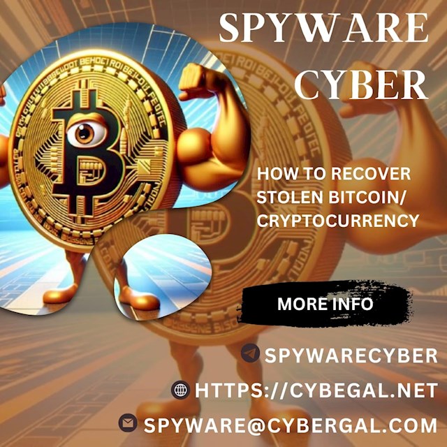 **RECOVER LOST CRYPTO WALLET//SPYWARE CYBER**

In our modern digital era, the utilization of cryptocurrency has significantly grown in popularity. The emergence of Bitcoin and similar digital currencies has captivated many individuals, leading them to invest in this innovative form of currency. However, a common challenge faced by cryptocurrency holders is the misplacement of their Bitcoin wallet. The loss of access to your Bitcoin wallet can be a distressing and exasperating situation, resulting in the forfeiture of your hard-earned cryptocurrency. Fortunately, there are specialized services like  Spyware Cyber that offer expert assistance in recovering your missing Bitcoin wallet through their cutting-edge technology and proficiency. If you find yourself in this predicament, trust in Spyware Cyber to help you regain access to your valuable cryptocurrency with their top-notch skills and resources. Join the countless others who have benefitted from their services and safeguard your digital assets today. Experiencing a loss of access to your Bitcoin wallet can turn into a nightmare, especially if you have a sizable amount of cryptocurrency tucked away. Without wallet access, you're unable to carry out transactions, trade, or withdraw your funds. This could result in financial setbacks and missed chances in the ever-changing realm of cryptocurrency. That's why it's imperative to enlist the help of a trustworthy and seasoned service like Spyware Cyber to aid you in reclaiming your misplaced Bitcoin wallet. Spyware Cyber is the premier authority in cryptocurrency recovery, specializing in helping individuals regain access to their lost Bitcoin wallets. Their advanced technology and expertise enable them to analyze your situation and recommend the most effective course of action for recovering your assets. Whether you've experienced a computer crash, forgotten password, or other issue, their team at  Spyware Cyber has the knowledge and tools to assist you in reclaiming your lost cryptocurrency. Don't wait any longer - let them help you get back in control of your Bitcoin wallet today via:
Whatsapp: +1 878 271-4102
Email:spyware@cybergal.com
Telegram:Spyware Cyber
Website:https://cybegal.net

Good Day.