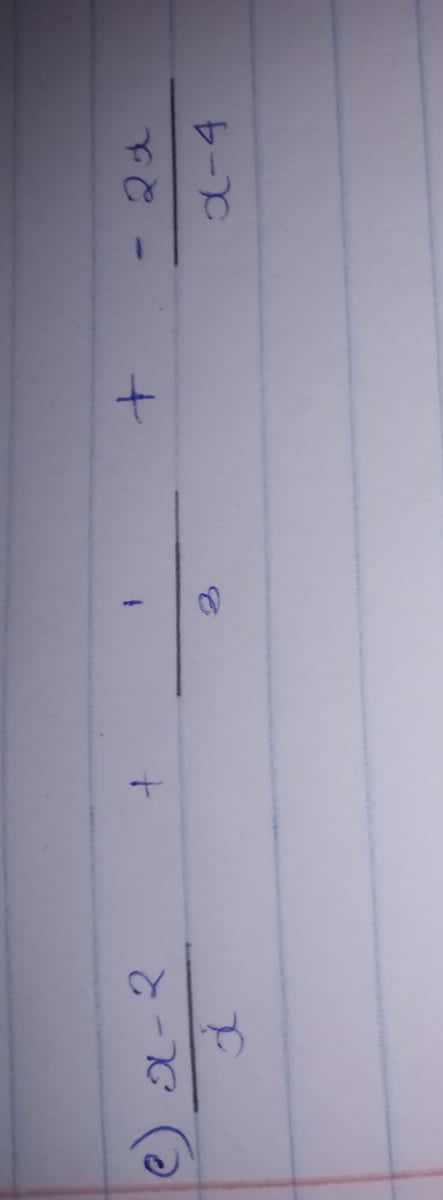 How to solve the following using simplification of fractions with addition and subtraction?