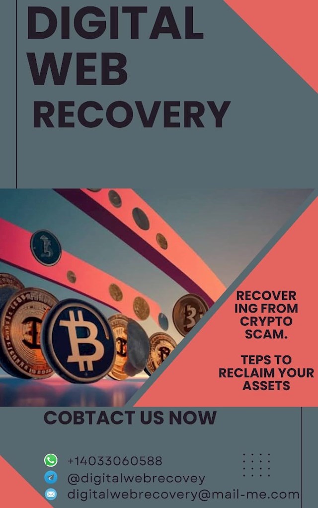 Within the vast expanse of online testimonials, a solitary narrative resonated deeply, mirroring my own odyssey through the realm of financial disillusionment. Drawn by the compelling endorsement of a trusted confidant, I found myself ensconced in the sanctuary of Digital Web Recovery, a bastion of respite amidst the tempest of fiscal treachery.My descent into the abyss of financial despair commenced with an innocuous encounter on the labyrinthine pathways of Instagram. Entranced by the siren song of prosperity, I succumbed to the beguiling allure of an enigmatic figure, embarking on a journey into the enigmatic world of digital cryptocurrency investments. Initially greeted by the tantalizing promise of opulence, I reveled in the ephemeral splendor of monetary gain.Yet, as the pendulum of fortune swung, the facade of affluence dissolved, revealing the stark reality of a duplicitous enterprise. Despite amassing a princely sum of $321,000 USD, my attempts to retrieve my accrued profits were stymied by the Byzantine machinations of the company's inscrutable system.Enveloped in the shroud of desperation, I turned to the very individual who had ensnared me in this labyrinth of deception, only to be met with hollow assurances and demands for further investment. The company's customer service facade proved equally impotent, demanding exorbitant fees for maintenance and withdrawals, perpetuating the cycle of duplicity.In the throes of despair, I embarked on a solitary pilgrimage in pursuit of salvation, navigating the treacherous currents of cyberspace in search of a glimmer of deliverance. It was amidst this crucible of uncertainty that I chanced upon the whispered appellation of Digital Web Recovery, a clandestine entity renowned amongst the disenfranchised for their adeptness in rectifying financial misfortunes.With naught but a flicker of determination to buoy my spirits, I cast my lot with Digital Web Recovery, entrusting them with the remnants of my shattered dreams. Their response was swift and unwavering, their cadre of experts pledging steadfast allegiance in my crusade for restitution.Amidst the labyrinth of skepticism, I divulged my wallet address, a symbolic gesture of faith in their arcane prowess. In a stunning twist of fate, their pledge materialized, as the tendrils of their expertise extricated my lost funds from the clutches of despair, infusing renewed vitality into my beleaguered finances. I stand eternally indebted to Digital Web Recovery for their unwavering resolve and stalwart commitment to the cause of financial rectitude. Their sagacity and acumen were instrumental in turning the tide against my adversaries, transmuting what appeared to be an insurmountable impasse into a resplendent testament to the indomitable human spirit.To those ensnared in the tangled web of fiscal malfeasance, I extend a fervent exhortation: heed the clarion call of Digital Web Recovery. Website https://digitalwebrecovery.com They are not mere agents of redemption but luminaries amidst the darkness, guiding weary souls towards the beacon of financial restoration.