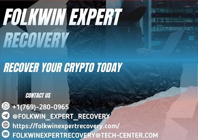 FOLKWIN EXPERT RECOVERY is the crypto hero we all need in the ongoing battle against cryptocurrency theft. With the rise in popularity of digital assets like Bitcoin and Ethereum, crypto crime has also been on the rise as hackers look to steal funds stored in virtual wallets. Many a crypto investor has fallen victim to clever scams and hacking schemes that drain wallets of their precious coins. But fear not, for FOLKWIN EXPERT RECOVERY has arrived as a beacon of hope for those who have had their hard-earned crypto stolen. This service is like a superhero for tracking down lost or stolen cryptocurrency, utilizing their advanced forensic technology and expertise to follow the blockchain paper trail and identify where your funds have gone. Their team of ethical hackers act like detectives, piecing together crypto transactions and unmasking the thieves behind complex cybercrimes. No case is too difficult for FOLKWIN EXPERT RECOVERY; they have recovered millions in stolen crypto assets from around the globe. Their mission is to reunite victims with their lost funds and bring criminals who prey on cryptocurrency investors to justice. With their help, those who have been robbed of their digital fortunes now have a crypto guardian to call upon in their time of need. FOLKWIN EXPERT RECOVERY gives victims the hope that all is not lost forever when crypto theft occurs. For support, Contact details is: TELEGRAM: @FOLKWIN_EXPERT_RECOVERY, EMAIL: FOLKWINEXPERTRECOVERY at TECH-CENTER dot COM, WEBSITE: WW W.FOLKWINEXPERTRECOVERY.COM .  are the heroes we need in the ongoing battle to make cryptocurrency ownership safe and secure for all. Get FOLKWIN EXPERT RECOVERY on your side when you have issues like this by dialing:
Do this and thank me later.
God Blessings to all, I'm forever grateful oh God for the successful recovery. I recommend FOLKWIN EXPERT RECOVERY the best ever and i'm so happy i got all my lost money back.
Best Regards.
Pamela K Ingram.
