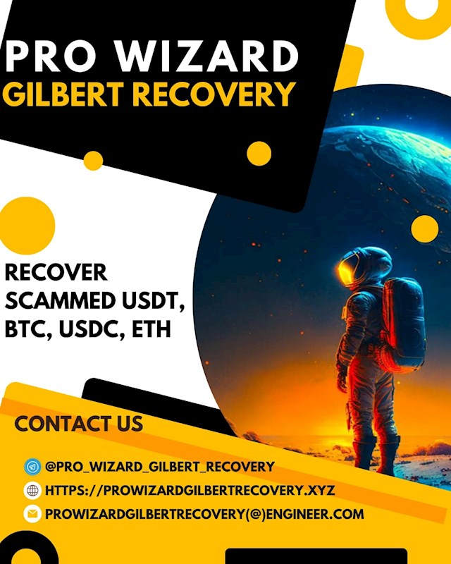 For those who have misplaced their cryptocurrency assets, Pro Wizard Gilbert Recovery is a useful tool. Recovering lost or unreachable cryptocurrency is the specialty of this elite recovery firm. People who had given up on their treasured belongings are given hope by their team of professionals, who use their understanding of the complexities of the Bitcoin sector. With years of experience and a solid grasp of blockchain technology, Pro Wizard Gilbert Recovery is a specialist in the field of bitcoin retrieval. After successfully assisting multiple clients in recovering their missing cryptocurrency holdings, they have a stellar reputation in the industry. Because of their expertise, cutting-edge tactics, and use of cutting-edge technologies, they are the go-to resource for anyone feeling despondent about their lost digital fortunes. The Pro Wizard Gilbert Recovery team evaluates the situation and assesses the chance of a successful retrieval during the initial consultation. They work closely with clients to understand the reasons behind the cryptocurrency loss and gather all relevant information. The skilled team at Pro Wizard Gilbert Recovery starts locating and investigating the lost cryptocurrency transactions after the examination. They discover crucial information by closely scrutinizing blockchain data and other available sources, which brings them one step closer to recovering their misplaced assets. Pro Wizard Gilbert Recovery uses state-of-the-art tools and techniques to successfully traverse the complex world of blockchain technology. Their extensive knowledge gives them an advantage in the crypto recovery process since it allows them to use cutting-edge tools and unique procedures. After closely examining the lost cryptocurrency assets and using their expertise, Pro Wizard Gilbert Recovery works extremely hard to get them back. Their clients are happy and comfortable while they recover their valuable digital assets because of their skill and perseverance, which enable them to achieve seemingly impossible goals. Honestly, Pro Wizard Gilbert Recovery is an amazing group.

You may get in touch with them at ; prowizardgilbertrecovery(@)engineer.com
WhatsApp ; +1 (425) 623‑3222
Homepage ; https://prowizardgilbertrecovery.xyz