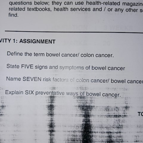 define-the-term-bowel-cancer