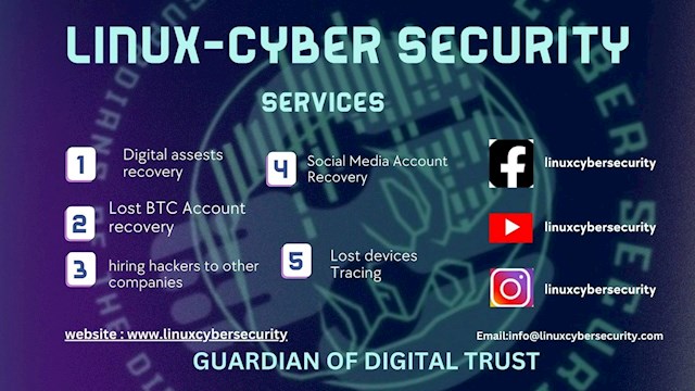 It's good to get help from professionals in Linux Cyber Security. They likely have expertise in digital forensics and could potentially assist in tracing the movement of your lost USDT/BTC and identifying any security vulnerabilities that may have led to the loss. Make sure to follow their guidance closely and provide any necessary information they request to aid in the recovery process. If you haven't already, also consider reaching out to office Hotmail { info@linuxcybersecurity.com } cryptocurrency exchanges or wallet providers for assistance. visit office website:{ www.linuxcybersecurity.com } They may be able to provide additional insights or support in recovering your lost funds to fake investments or frozen accounts and wallets.