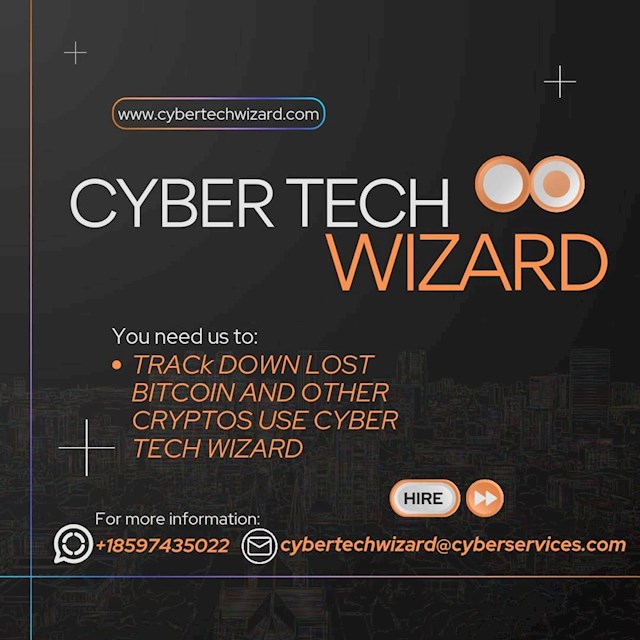 During what should have been one of the most significant moments in my career—a major real estate transaction—I found myself in a situation I never imagined. I had misplaced my hardware wallet containing $732,000 in Bitcoin, funds I desperately needed to close the deal. The sheer panic and stress that followed were indescribable. I knew that without those funds, the entire transaction could fall apart, putting my reputation and financial stability at risk. I tore my house and office apart, retracing every step, but with each passing hour, the hope of finding that wallet dwindled.In the midst of this chaos, a business partner noticed my distress and suggested I contact Cyber Tech Wizard. Initially, I was hesitant. How could anyone recover something so crucial when I couldn’t even find it myself? But with no other options, I decided to give them send them a mail cybertechwizard@cyberservices.com. That decision turned out to be one of the best I’ve ever made.From the moment I reached out, the team at Cyber Tech Wizard  was nothing short of exceptional. They didn’t just treat this as another job; they understood the gravity of my situation and were incredibly supportive throughout the entire process. Their approach was both professional and empathetic—they knew the stakes were high, and they made it clear that they were committed to helping me recover my lost assets.What really set Cyber Tech Wizard  apart was their thoroughness. They didn’t just focus on the immediate problem of recovering the wallet; they also took the time to educate me on better practices for securing my digital assets. Through their service, I discovered several features and tools that I wasn’t aware of, like advanced tracking systems that could potentially locate lost or misplaced devices and security protocols that I should have been using all along.The waiting period was agonizing. Each day felt like a week as I anxiously awaited updates. But the team kept me informed every step of the way, explaining the challenges and the progress they were making. After what felt like an eternity, I finally received the news I had been longing for—they had recovered my wallet. The relief was overwhelming. I could breathe again, knowing that the deal could go forward and my financial future was secure.This experience was a harsh wake-up call about the importance of keeping backups and staying organized, especially when dealing with such significant amounts of money. Thanks to Cyber Tech Wizard, I narrowly avoided what could have been a financial disaster. I’ve since implemented all of their recommendations to safeguard my assets, and I can’t emphasize enough how crucial their service was in turning a potentially devastating situation into a successful recovery. If you’re ever in a bind with your digital assets, Cyber Tech Wizard   is the lifeline you need.

