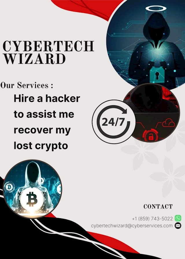 Cryptocurrency, touted as the currency of the future, has undeniably revolutionized the financial landscape. However, its meteoric rise has also given birth to a nefarious underworld of scams and fraudulent activities, leaving many investors devastated and disillusioned. Amidst this chaos, one name shines like a beacon of hope – Cyber Tech Wizard.With losses from cryptocurrency-related crimes soaring to a staggering $1.2 billion in 2019 alone, the need for reliable and effective solutions to recover lost funds has never been more pressing.  Cyber Tech Wizard   emerges as a knight in shining armor, offering a glimmer of hope to victims of these malicious schemes.At the core of  Cyber Tech Wizard   ethos lies a commitment to justice and restitution. Armed with a team of seasoned experts well-versed in the intricacies of cryptocurrency scams, they embark on a mission to reclaim what rightfully belongs to their clients. But what sets  Cyber Tech Wizard   apart from the myriad of recovery services inundating the market?First and foremost, it's their holistic approach to recovery. Unlike traditional recovery services that rely solely on technical expertise,  Cyber Tech Wizard  understands that each case is unique and warrants a tailored strategy. They delve deep into the specifics of the scam, meticulously dissecting every aspect to formulate a comprehensive recovery plan. Cyber Tech Wizard   boasts an impressive track record of success. With countless satisfied clients attesting to their efficacy, they've earned a reputation as the go-to solution for cryptocurrency recovery. From Ponzi schemes to pump and dump groups leveraging sophisticated technology like 'Crypto Callz,'  Cyber Tech Wizard   has seen it all and emerged victorious.But perhaps what truly sets  Cyber Tech Wizard  apart is their unwavering commitment to transparency and integrity. In an industry rife with charlatans and opportunists, they stand as a beacon of trustworthiness, guiding their clients through the murky waters of cryptocurrency scams with honesty and integrity it's essential to manage expectations. While  Cyber Tech Wizard   boasts an impressive success rate, the complexities of cryptocurrency scams mean that not every case will result in a full recovery. Nevertheless, their dedication to their clients ensures that every avenue is explored, leaving no stone unturned in the pursuit of justice.Furthermore,  Cyber Tech Wizard   prioritizes education and prevention. In addition to offering recovery services, they equip their clients with the knowledge and tools needed to safeguard themselves against future scams. Through informative resources and proactive measures, they empower individuals to navigate the treacherous waters of cryptocurrency with confidence and resilience.   cybertechwizard@cyberservices.com  
WHATSAPP INFO:  +1859 743 5022  
https://cybertechwizard.com   
stands as a shining beacon of recovery in the world of cryptocurrency scams. With a proven track record of success, unwavering integrity, and a commitment to justice, they've earned their place as a trusted ally for victims of fraudulent schemes. While the road to recovery may be fraught with challenges,  Cyber Tech Wizard   is there every step of the way, guiding their clients towards a brighter, scam-free tomorrow.