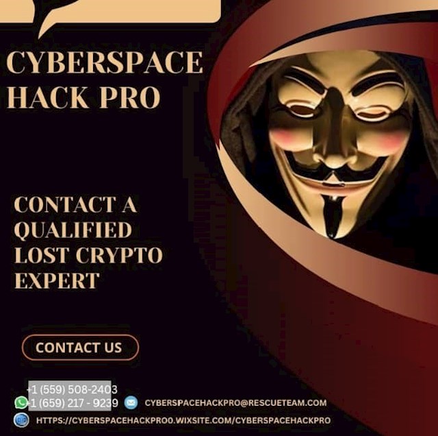 Here is the reason you need to know about Cyberspacehackpro. Valuable information and privileges come rare. People barely know what they have never experienced. I was a victim of a scam. Anyone from all walks of life can fall a victim when the time is right. I recalled how I came across a business website who promised a huge return on investment. I was so convinced. The website was good and after all the convincing, I ended up depositing 900,000 dollars. I was silly and excited to think I could get a 200% return on my investment, after some few weeks. I requested for my profit then got nothing. To cut the story short, I realised I have lost my money because they keep requesting for more money, i got so mad at myself because I never thought I could fall for such lies. After some time I saw a review online that navigated me to Cyberspacehackpro who used some hack protocol, Wallet address and their trading website to trace the fake monetary base network. They were able to recover what I lost. I feel so much happy till this day. I am sharing with you this knowledge because so many people can benefit from this highly classified information. As a victim, all you need to do is tender the information of either the website or company you had an encounter with, then the hacker does his private job. For prolific services and info,Contact the guru via Email: Cyberspacehackpro @ rescueteam . com
WhatsApp:+1-659-217-9239

November 21, 2024 at 2:51 AM
  