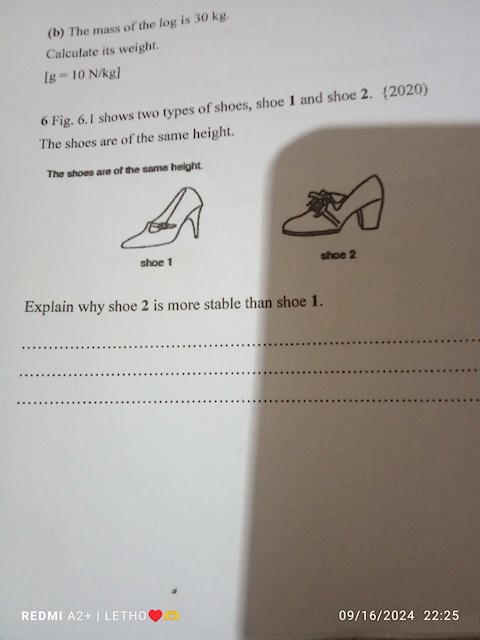 explain-why-shoe2-is-more-stable-than-shoe1