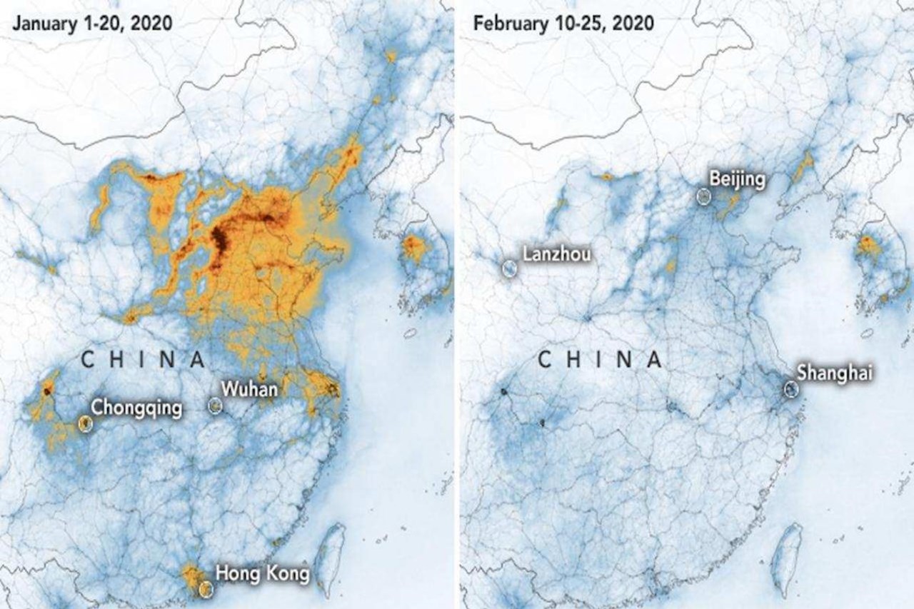 Hihetetlenül tiszta lett a levegő Kínában a koronavírus-járvány miatt leállított ipari leállás miatt. Mi a véleményetek?