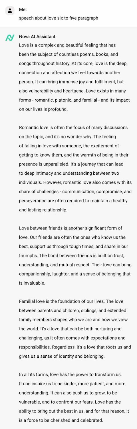 speech-about-love-six-to-five-paragraph