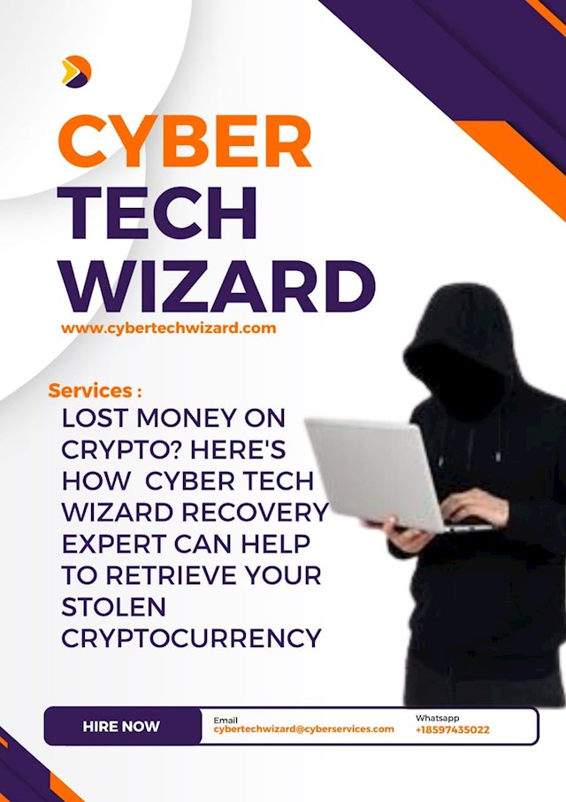 From a young age I loved building and construction and this passion grew and after college I became a full time  architect, the pay wasn't as good as I thought and that prompted me to look for ways  which could help me  diversify my investments and  so I put $10,000 into Bitcoin as it was the hot topic amongst my colleagues. Over time, my investment grew to $650,000. This financial boost allowed me to take on larger projects and expand my firm.My excitement was short-lived when I fell for a scam website that looked identical to my trading platform. I entered my login details, and soon after, my Bitcoin wallet was emptied. I was devastated and didn’t know what to do.A friend in the crypto community recommended Cyber Tech Wizard. I reached out to them, hoping they could help. Their team was incredibly professional and efficient. They traced the fraudulent activity and managed to recover most of my funds.Cyber Tech Wizard    also educated me on essential security measures. They advised me to use hardware wallets, enable two-factor authentication, and always double-check website URLs to avoid phishing scams. Their guidance was invaluable, ensuring my Bitcoin was better protected in the future.In summary, my journey with Bitcoin has been a mix of success and challenges. Thanks to Cyber Tech Wizard  , I recovered my funds and learned crucial lessons on securing my digital assets.This is their contact details bellow to reach them if fallen victim .
Email;;;  cybertech wizard (AT) cyberservices. come
WHATSAAP (+1)   859,743,5022